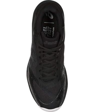 ASICS Men's Netburner Ballistic FlyteFoam Mid Top Volleyball Shoes - Size 8.5 Black/Black - Buy Online on GoSupps.com