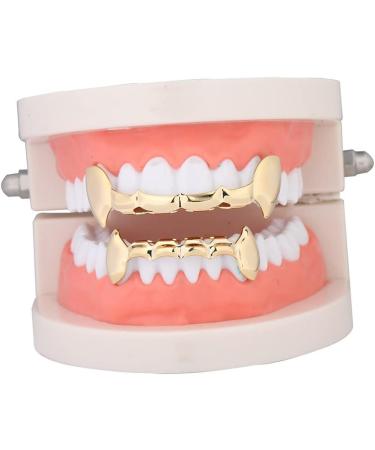 RINTOLER Hip Hop Dental Grill for Men or Women - Droplet Shaped Braces Fake Gold Teeth Rapper Teeth Jewelry - Buy Online on GoSupps.com