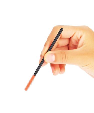 50 Pack Disposable Eyelash Brushes - Silicone Comb Mascara Applicators for Makeup - Beauty Tool with Crescent Tip - Buy Online on GoSupps.com