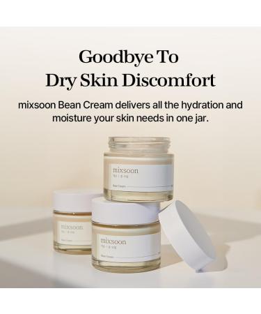 mixsoon Bean Glass Skin Duo Facial Moisturizer Fermented Bean Skincare Routine Bean Essence 50ml + Bean Cream 50ml 3.38 Fl. Oz / 100ml Korean Glass Skin Care - Buy Online on GoSupps.com