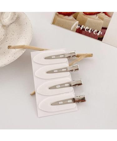 ZEVONDA 10 Pcs No Bend Hair Clips - Creaseless Hairpins for Styling - White (Pack of 10) - Buy Online on GoSupps.com
