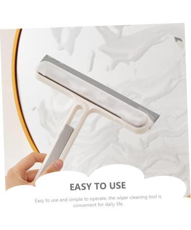 KONTONTY Wiper Cleaning Brush Razor Scraper Window Screen Cleaner Squeegee for Car Windows Silicone Spatula Turner Auto Glass Cleaner Floor Cleaner Shower Bathroom White Inflatable Rojas Pp - Buy Online on GoSupps.com