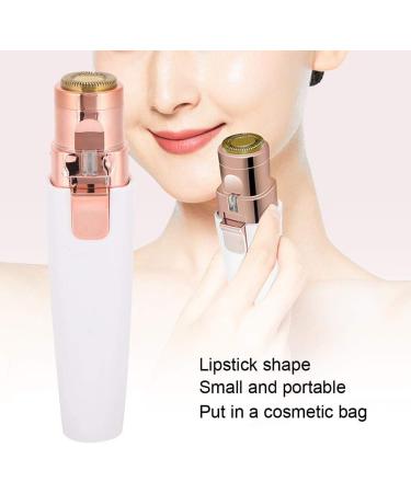 Painless Portable 2-in-1 Mini Hair Remover with LED Light - Eyebrow Trimmer/Facial Hair Remover for Body, Lips, Nose, Ear - Buy Online on GoSupps.com
