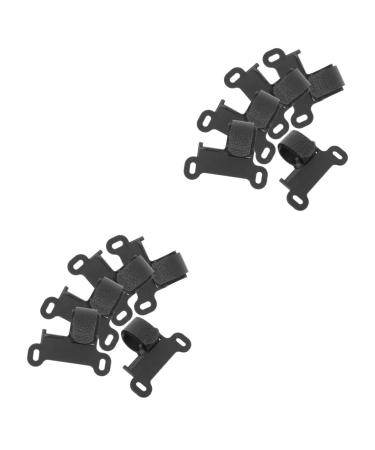 BESPORTBLE 2 Sets Inflator Holder Plastic Pump Black Mini Clip Blackx2pcs 8x6cmx2pcs