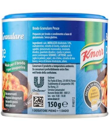  Italian Gourmet E.R. Italian Gourmet Fish Stock Granules 3 x 150g | Intense flavor for soups sauces and seafood dishes | Quick dissolving & gluten-free | Economy pack for cooking + Polpa Gourmet - Buy Online on GoSupps.com