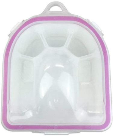 Acetone Resistant Soak Off Bowl Warm Nail Spa Bowl Double Layer Hand Manicure Tool for Salon or Home Use 1PC - Buy Online on GoSupps.com