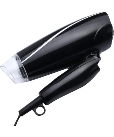 1200W Hair Dryer Negative Ionic Folding Hair Dryer Light Weight Travel Hair Dryer 2 Speeds and Cool Shot Button Tourmaline Ceramic Portable Blow Dryer (Black) - Buy Online on GoSupps.com