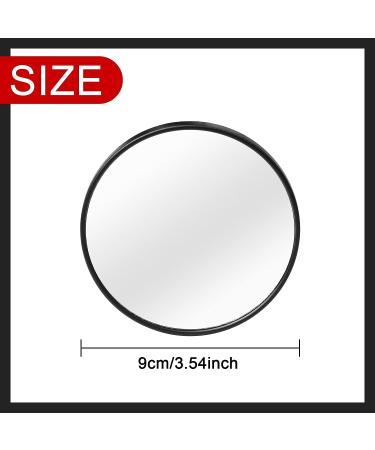 Sihuuu 15x Magnifying Mirror Portable Makeup Mirror with Suction Cup - Travel Set for Makeup, Eyebrow & Blackhead Removal (Black) - Buy Online on GoSupps.com