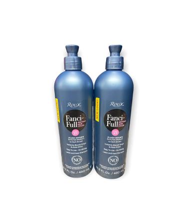 Roux Fanci-Full Temporary Hair Color Rinse - 21 - Plush Brown 15 oz. (Pack of 2) Brown 15 Fl Oz (Pack of 2)