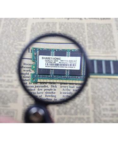 Magnifying 50mm Handheld Magnifying Glass 8X Leather Pocket Magnifier Foldable Mini Size Reading Magnifier Loupe Portable Black Gift Lupa (Magnification : 8X) Good Times - Buy Online on GoSupps.com