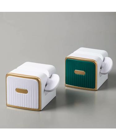 Tube Toothpaste Squeezer Toothpaste Squeezer Rolling Tube Toothpaste Squeezer Wall Mounted Toothpaste Dispenser Toothpaste Seat Holder Stand Toothpaste Clip Saves Facial Cleanser Manual Toothpaste Sq Green(3pcs)+white(3pcs) - Buy Online on GoSupps.com