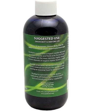 ZeoHeal Humic Fulvic Acid Mineral Supplement 8 fl oz - Boost Energy & Immunity - Buy Online on GoSupps.com