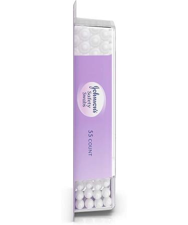 Johnson's Non-Chlorine Bleached Safety Ear Swabs for Babies and Children 55 ct (Pack of 2) - Buy Online on GoSupps.com