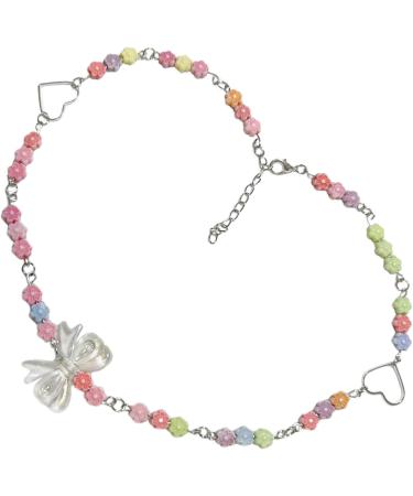Oralgos Colorful Pearl Necklace for Women | Adjustable Bohemian Collar | Perfect Party Accessory - Buy Online on GoSupps.com