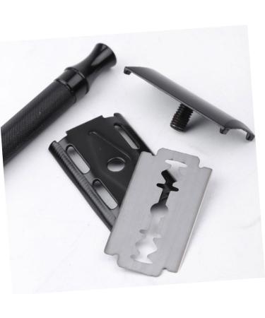Minkissy 2 Sets Manual Safety Razor for Men | Vintage Style Mustache Trimmer & Double-Edged Stainless Steel Blades | Perfect Gift for Shaving Enthusiasts - Buy Online on GoSupps.com