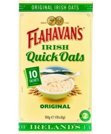 Flahavan's Quick Oats Original | Irish Oats (10x35g) For Breakfast | Pack of 2 | 20 Sachets - Buy Online on GoSupps.com
