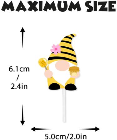 18pcs Honey Bee Older Dessert Cupcake Topper Bumble Bee Garden Theme Decor Supplies Baby Shower Gender Reveal Announcement Happy Birthday Party Decorations Gold Glitter - Buy Online on GoSupps.com