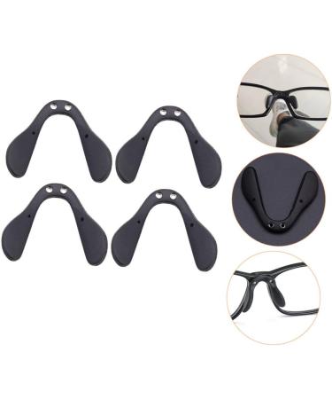 Plafope Silicone Nose Pads for Glasses - 4 Pack Comfortable Support for Sunglasses & Cycling Glasses Windproof Rubber Holder for Kids and Adults - Buy Online on GoSupps.com