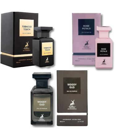 Maison Alhambra Tobacco touch Rose Petals & Woody Oud EDP - 80Ml (2.7 Oz) |Maison fragrance. (ELEGANT BUNDLE) 2.7 Fl Oz (Pack of 3) - Buy Online on GoSupps.com