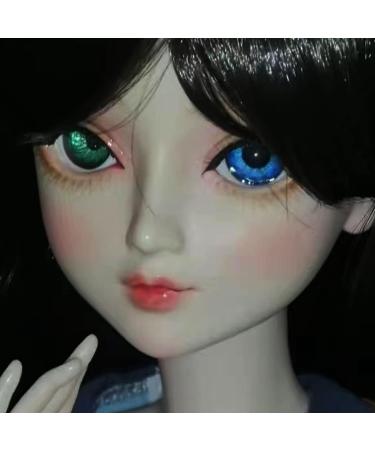 Jashem 8 Pairs 22mm Half Round Realistic Acrylic Eyes for Halloween Props, Masks, Dolls - 4 Colors Craft Plastic Eyeballs - Buy Online on GoSupps.com