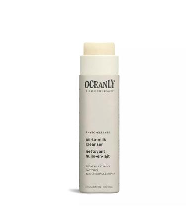 ATTITUDE Oceanly Oil-to-Milk Face Cleanser Bar | EWG Verified | Vegan & Cruelty-free | Plant & Mineral-Based | Plastic-free | PHYTO CLEANSE | 1 Ounce - Buy Online on GoSupps.com