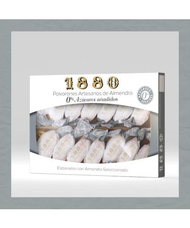 1880 - Handmade Polvorones 0% added sugar supreme quality typical Christmas delicacy handmade recipe individual packaging - Buy Online on GoSupps.com