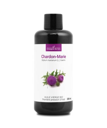 Chardon-Marie - Huile V g tale Vierge BIO - Flacon en verre - Premi re pression froid - 200mL
