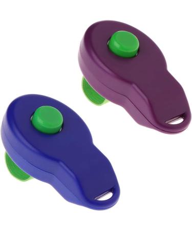 Lyguy Pet Clicker Pet Clicker Dog Training Sounder Puppy Whistle Guide Supplies With Finger Strap Purple - Buy Online on GoSupps.com