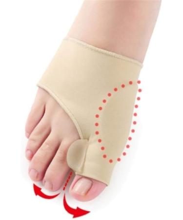 WangNana Silicone Thumb Valgus Toe Cushion - Hallux Relief Corrector Pad Protector Sleeve (1 Pair) - Buy Online on GoSupps.com