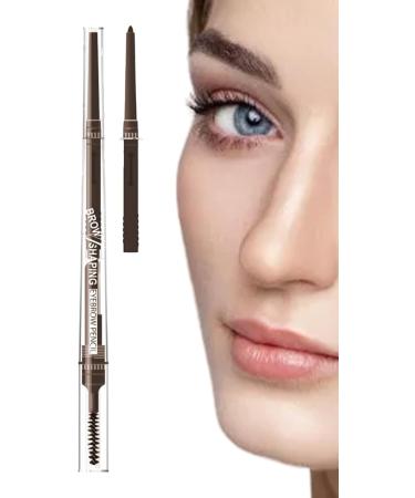 Eyebrow Pencil - Dual Ends Eyebrow Gel | Anti-Smudge Eyebrow Pencil Interchangeable Tip for Mother Kagrote Dark Brown - Buy Online on GoSupps.com