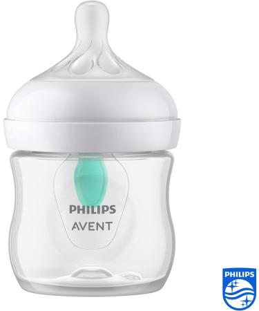 Philips Avent Natural Response Baby Bottle 125 ml with AirFree Valve BPA-free for babies 0 months + (model SCY670/0 - Buy Online on GoSupps.com