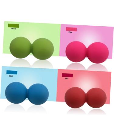 Buy Tovinanna Peanut Ball Yoga Rolls - Silicone Fascia Balls for Weightlifting & Massage | Professional Yoga Tools - Buy Online on GoSupps.com
