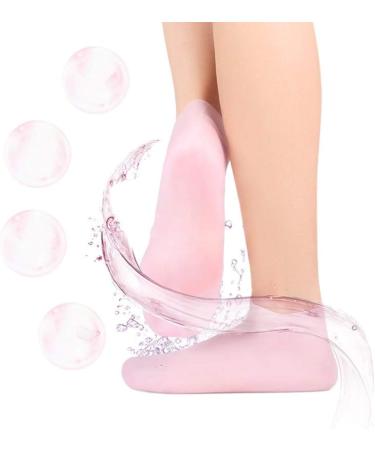 Moisturizing Gel Booties Socks - Hydrating Heel Cuffs for Dry Feet | SEB 41x8x1cm - Buy Online on GoSupps.com