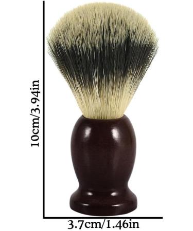 Handmade Shaving Brush - Pure Roof Hair Wooden Handle | 2/4 Piece Set for Salons & Travel | Perfect Gift - Buy Online on GoSupps.com