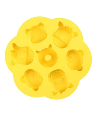 TOPBATHY 3 Pcs Steamed Rice Cake Mold Molds for Resin Ice Cubes Chocolate Silicone Animal Chocolate Mold Durable Cake Mold Cookie Molds Pudding Mould Soap Steamed Cake Silica Gel