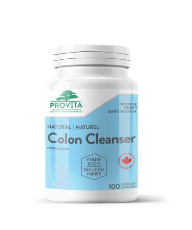 Provita Colon Cleanser: Herbal Detox Regularity Maintenance & Parasite Expulsion Formula (100 Capsules)
