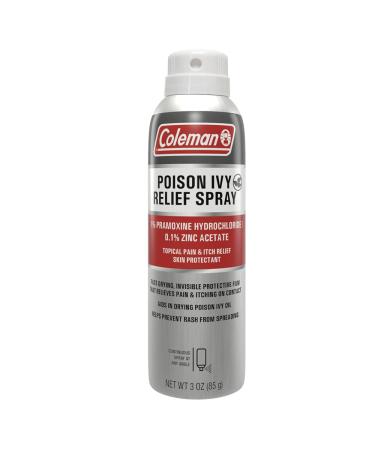 Coleman Poison Ivy Relief Spray Continuous Spray for Topical Pain and Itch Relief 3oz