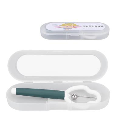 Tongue Mouth Tip Exerciser - Stainless Steel Tongue Trainer for Slurred Speech Correction (Green) - Buy Online on GoSupps.com