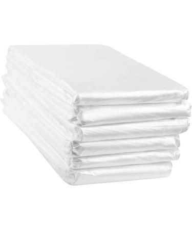 50 Pack Clear Storage Bag Trash Can Liner White Garbage Bag Trash Bag Large Trash Can Liner 90x70x0.1cm As Shown - Buy Online on GoSupps.com