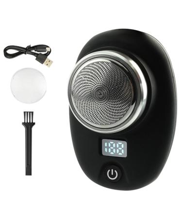 Graootoly Mini Electrical traveler for men pocket format washable rechargeable portable painless wireless durable reusable black