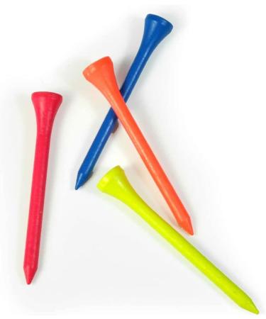 Orlimar Wood Golf Tees - 100 Count, 2-3/4 inches - Multiple Colors and Sizes Available - Buy Online on GoSupps.com