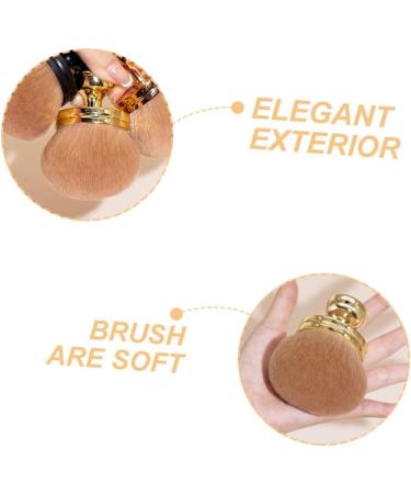 FOMIYES Fluffy and Soft Makeup Brush Makeup Tools Setting Powder Brush Blush Makeup Brush Travel Size Makeup Brushes Setting Powder Makeup Brush Beauty Brushes for Makeup Face Powder Brush 8.50X7.00X7.00CM Golden - Buy Online on GoSupps.com