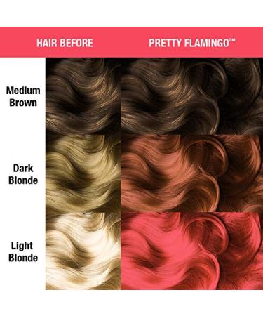 Manic Panic Pretty Flamingo Hair Dye - Vegan & Cruelty-Free - Pink Semi-Permanent (3 x 118ml) - International Shipping Available - Buy Online on GoSupps.com