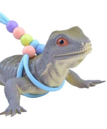 Balacoo Bearded Dragon Leash Adjustable Lizard Harness Adjustable Safety Walking Leash for Reptiles Amphibians Small Pet Animals - Buy Online on GoSupps.com