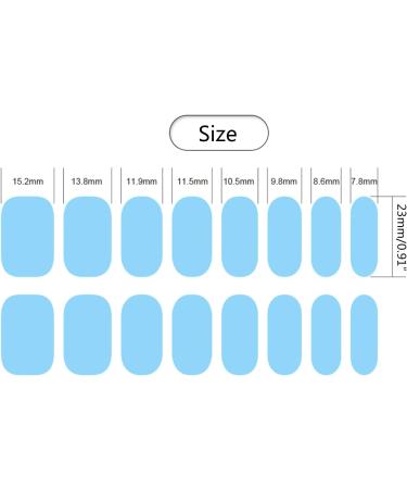 Semi-cured Gel Nail Sticker UV/LED Lamp Required Gel Nail Polish Wrap Fashion Design Gel Nail Art Stickers for Women Winter Autumn 0073 - Buy Online on GoSupps.com