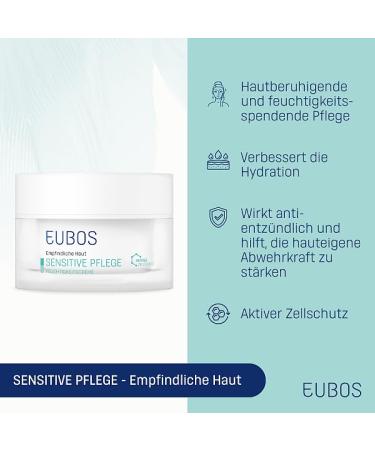EUBOS Sensitive Moisturising Cream Day Care - 50 ml | Hydrating & Soothing for Sensitive Skin - International Shipping Available - Buy Online on GoSupps.com