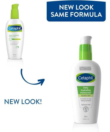 Cetaphil Hydrating Face Moisturizer 88ml for Sensitive Skin with Hyaluronic Acid - Pack of 1 - Buy Online on GoSupps.com