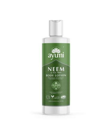 Ayumi Neem & Tea Tree Body Lotion. Vegan Cruelty-Free Dermatologically Tested 1 x 250ml