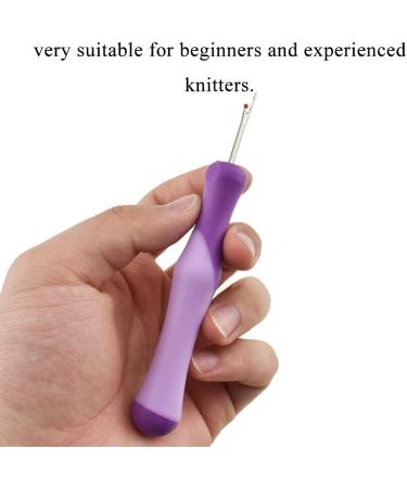 HAHIYO 5.3 Purple Rubber Seam Ripper - Ergonomic Grip Stitch Remover Tool for Crafting and Quilting - Buy Online on GoSupps.com