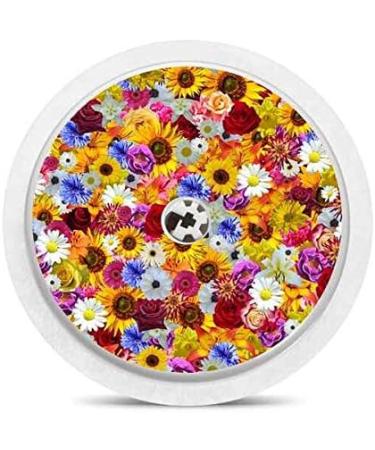 Diasticker - Floral Stickers for Freestyle Libre 2 Sensor | Pack of 6 | Stylish & Functional - Buy Online on GoSupps.com